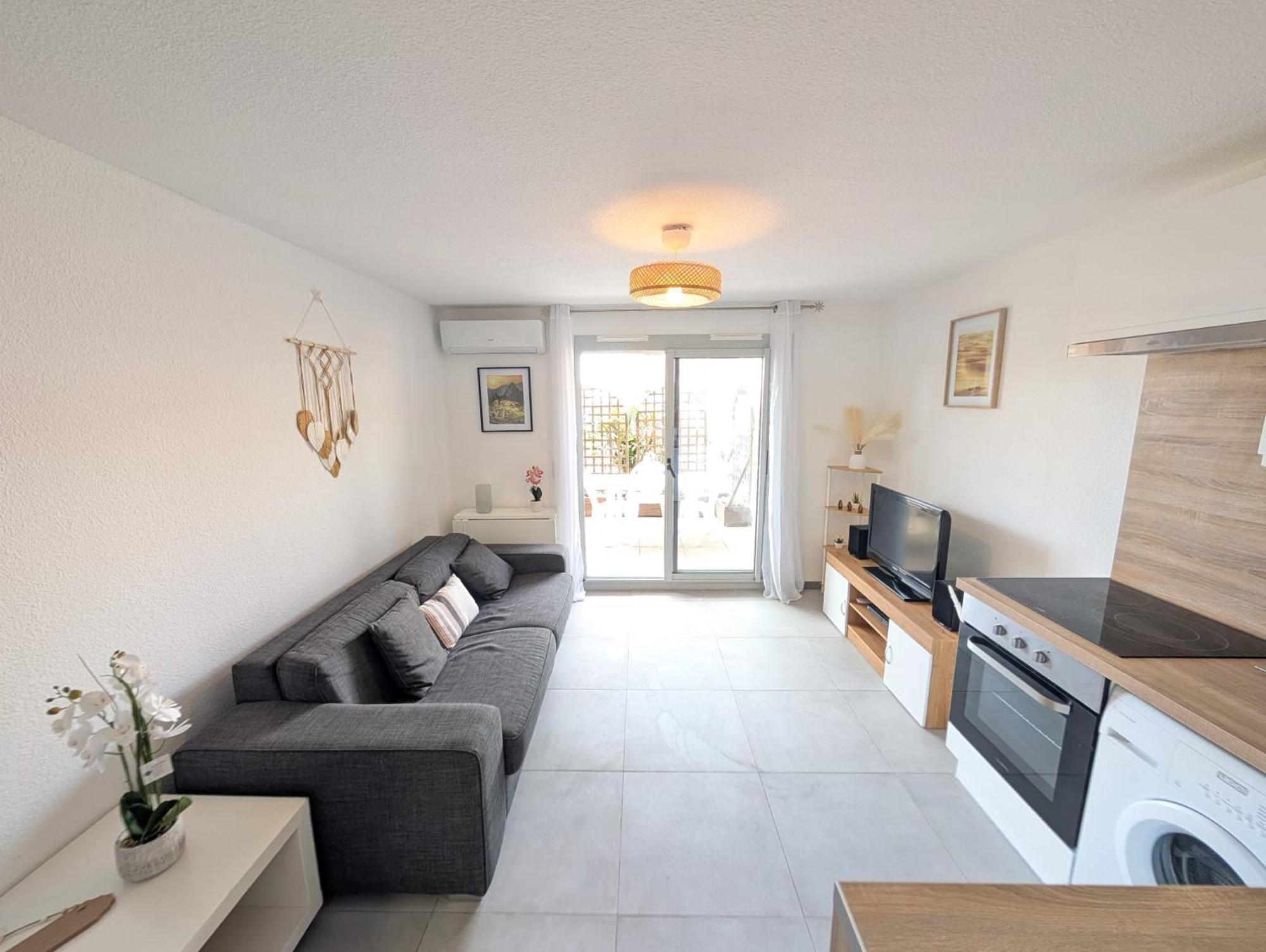 Studio Cabine 4 Personnes Cap D'Adge Agde Buitenkant foto